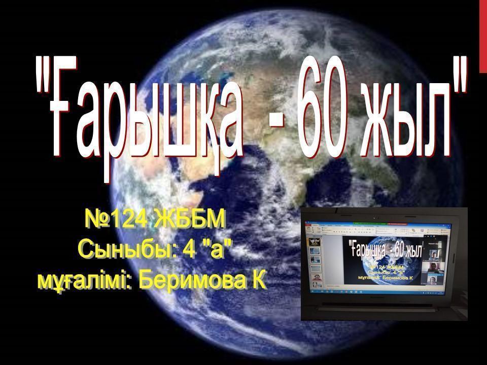 12-сәуір Ғарышкерлер күніне  байланысты 4 "А" сыныбында сынып сағаты өткізілді.