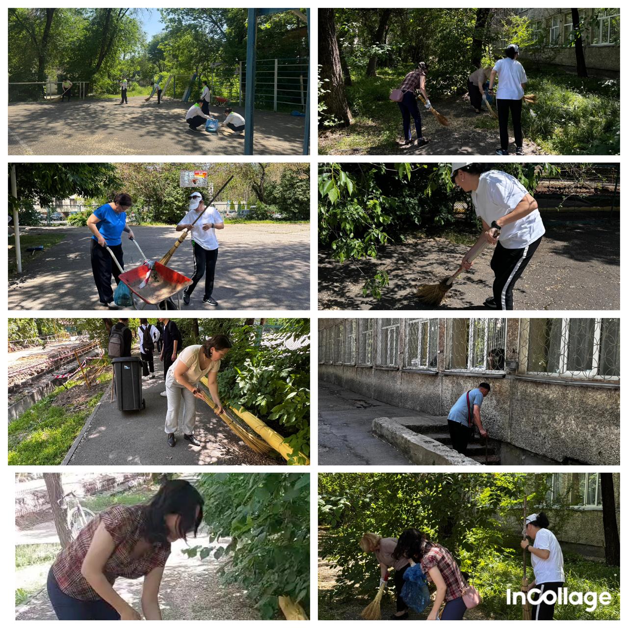Мектеп ұжымының қатысуымен бейсенбілік ұйымдастырылды.